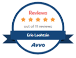 Avvo Reviews | 5 Stars Out Of 11 Reviews | Eric Lechtzin